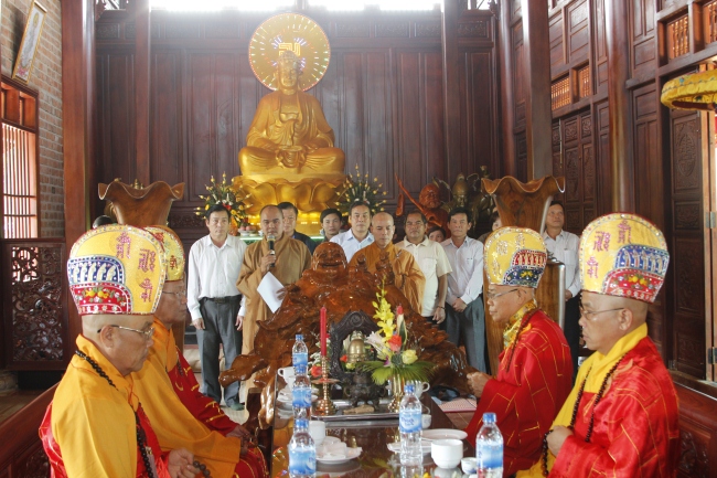 Tu viện Khánh Lâm Kon Tum lễ khai kinh Bạt độ cầu siêu,đúc đại hồng chung