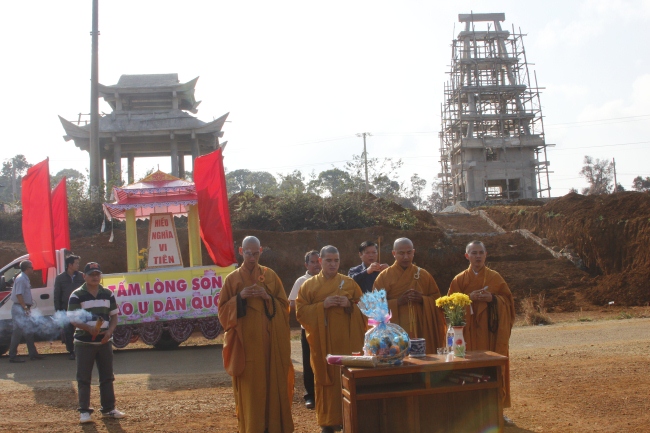 Tu viện Khánh Lâm Kon Tum lễ khai kinh Bạt độ cầu siêu,đúc đại hồng chung