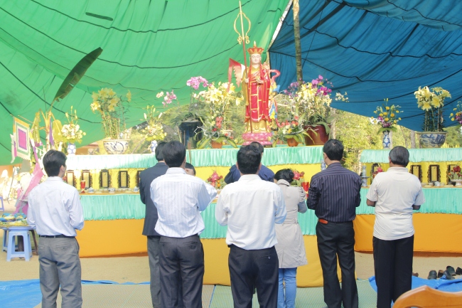 Tu viện Khánh Lâm Kon Tum lễ khai kinh Bạt độ cầu siêu,đúc đại hồng chung