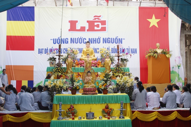 Tu viện Khánh Lâm Kon Tum lễ khai kinh Bạt độ cầu siêu,đúc đại hồng chung