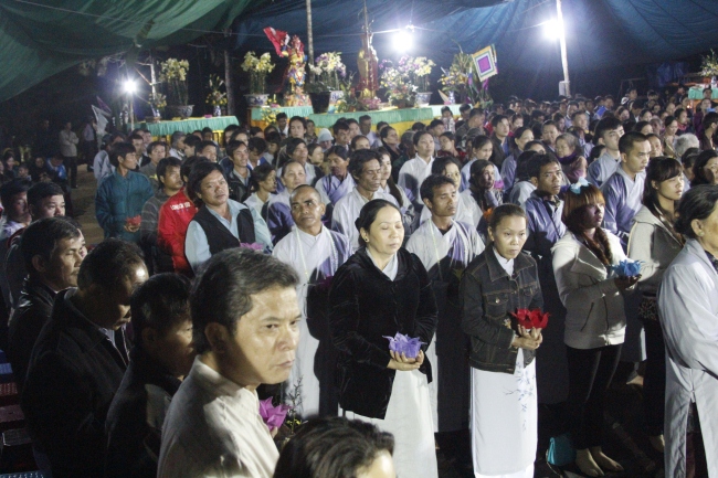 Tu viện Khánh Lâm Kon Tum lễ khai kinh Bạt độ cầu siêu,đúc đại hồng chung