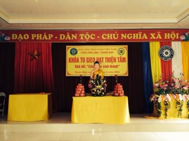 Thái Bình: Chùa Ứng Linh tổ chức khóa tu Gieo hạt thiện tâm lần 2