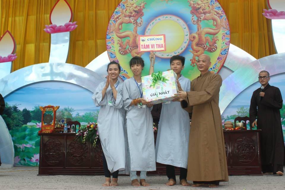 Thái Bình: Hội thi giáo lý  trong khóa tu Nụ Thương Sen Hồng lần 2 tại chùa Từ Xuyên