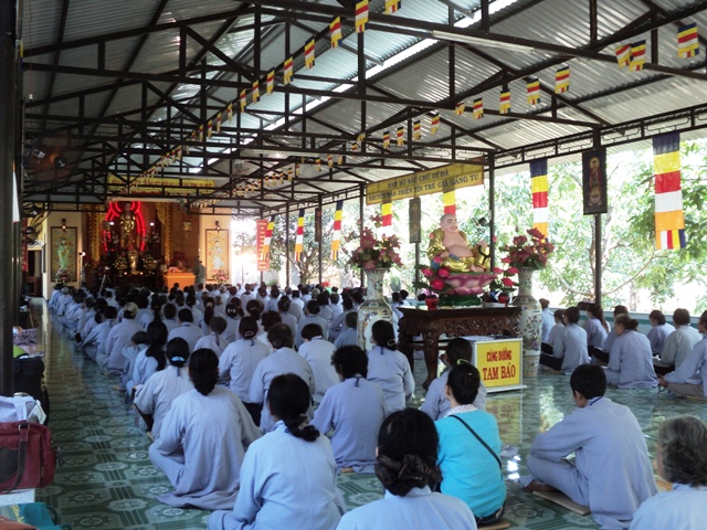 Khánh Hòa: Khóa tu Một ngày An lạc lần thứ 48 tại chùa Sắc tứ Minh Thiện