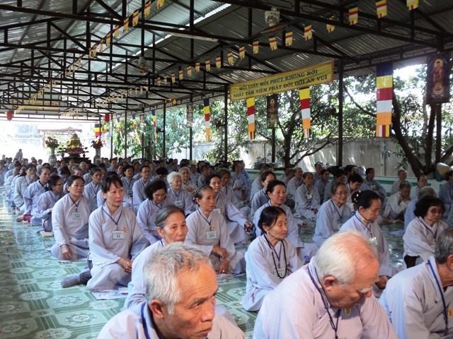 Khánh Hòa: Khóa tu Một ngày An lạc lần thứ 48 tại chùa Sắc tứ Minh Thiện