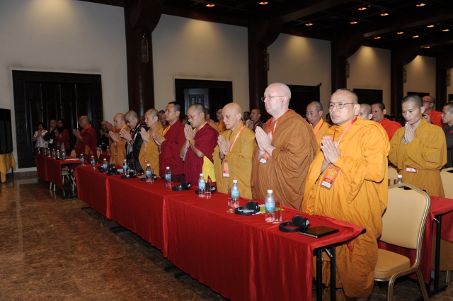 Vesak: Chùm ảnh đại biểu về tham dự các phiên Hội thảo Phật giáo tại Vesak 2014