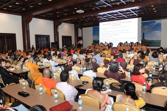 Vesak: Chùm ảnh đại biểu về tham dự các phiên Hội thảo Phật giáo tại Vesak 2014