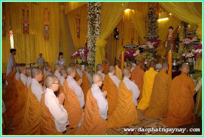 Chùm ảnh: Các phái đoàn viếng Giác linh ĐLHT. Thích Trí Tịnh buổi sáng ngày 02-04-2014
