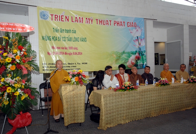TP. HCM: Khai mạc triển lãm mỹ thuật Phật giáo chào mừng đại lễ Phật đản LHQ 2014