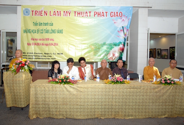 TP. HCM: Khai mạc triển lãm mỹ thuật Phật giáo chào mừng đại lễ Phật đản LHQ 2014
