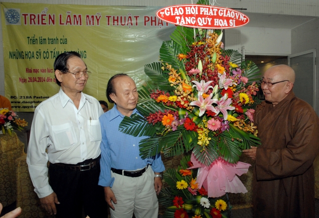 TP. HCM: Khai mạc triển lãm mỹ thuật Phật giáo chào mừng đại lễ Phật đản LHQ 2014