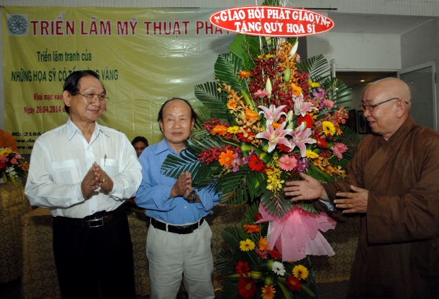 TP. HCM: Khai mạc triển lãm mỹ thuật Phật giáo chào mừng đại lễ Phật đản LHQ 2014