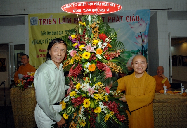 TP. HCM: Khai mạc triển lãm mỹ thuật Phật giáo chào mừng đại lễ Phật đản LHQ 2014