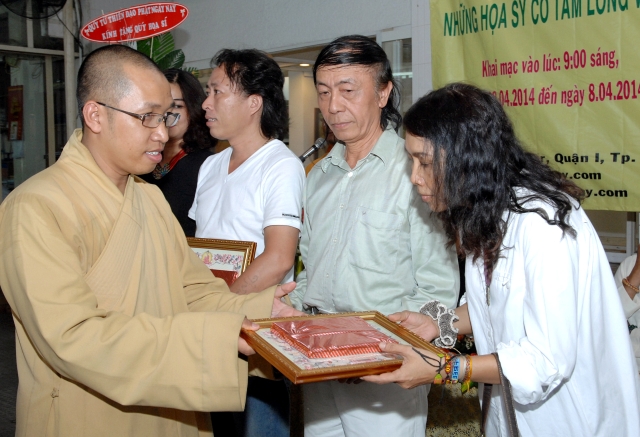 TP. HCM: Khai mạc triển lãm mỹ thuật Phật giáo chào mừng đại lễ Phật đản LHQ 2014