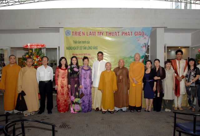 TP. HCM: Khai mạc triển lãm mỹ thuật Phật giáo chào mừng đại lễ Phật đản LHQ 2014