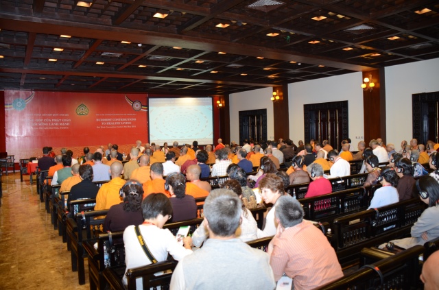 Vesak: Chùm ảnh đại biểu về tham dự các phiên Hội thảo Phật giáo tại Vesak 2014