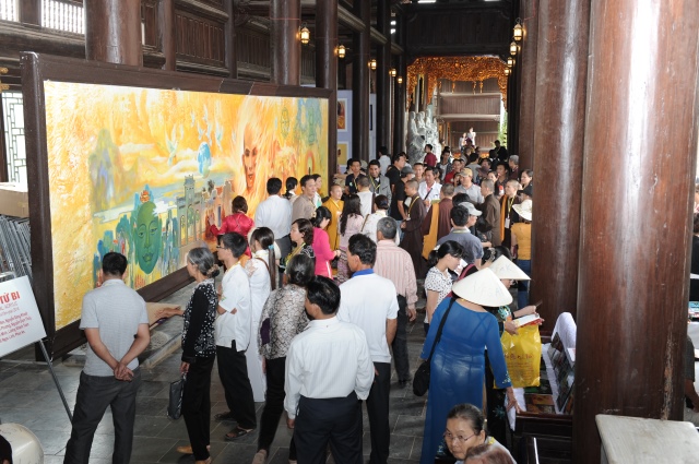 Vesak 2014: Tưng bừng triển lãm mỹ thuật Phật giáo đương đại