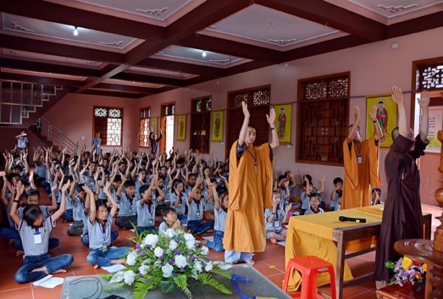 Gia Lai: Khóa tu tuổi trẻ hướng thiện tại chùa Quan Âm - An Khê