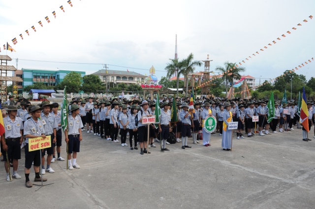 Quảng Nam: Phân Ban Hướng dẫn GĐPT tỉnh khai mạc hội trại toàn tỉnh