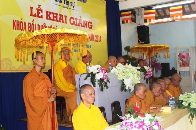Đồng Tháp: Khai Giảng Khóa Bồi Dưỡng Hành  Chánh Trụ Trì