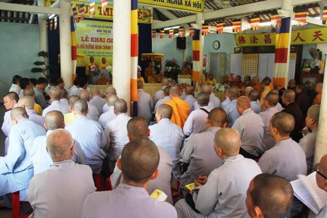 Đồng Tháp: Khai Giảng Khóa Bồi Dưỡng Hành  Chánh Trụ Trì