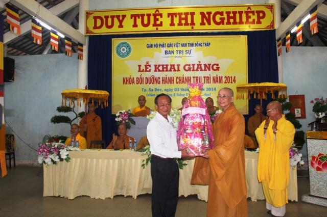 Đồng Tháp: Khai Giảng Khóa Bồi Dưỡng Hành  Chánh Trụ Trì