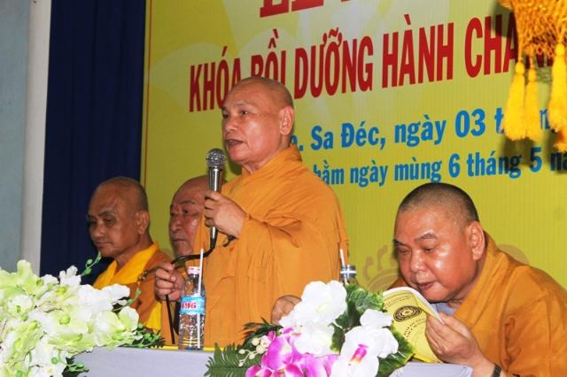 Đồng Tháp: Khai Giảng Khóa Bồi Dưỡng Hành  Chánh Trụ Trì