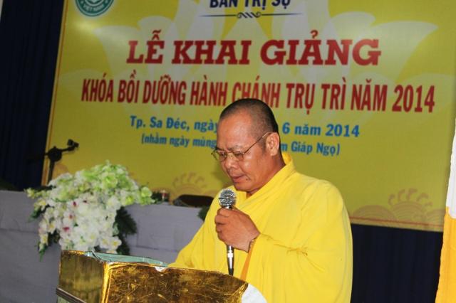 Đồng Tháp: Bế Mạc Khóa Bồi Dưỡng Hành Chánh Trụ Trì Cơ Sở