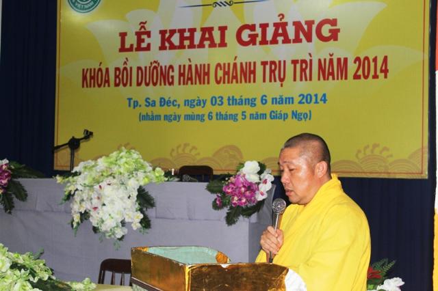 Đồng Tháp: Bế Mạc Khóa Bồi Dưỡng Hành Chánh Trụ Trì Cơ Sở