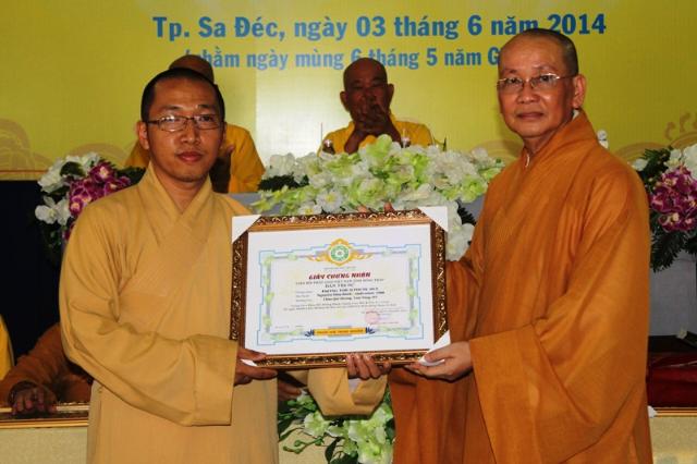 Đồng Tháp: Bế Mạc Khóa Bồi Dưỡng Hành Chánh Trụ Trì Cơ Sở