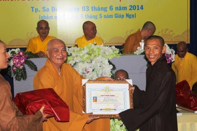 Đồng Tháp: Bế Mạc Khóa Bồi Dưỡng Hành Chánh Trụ Trì Cơ Sở