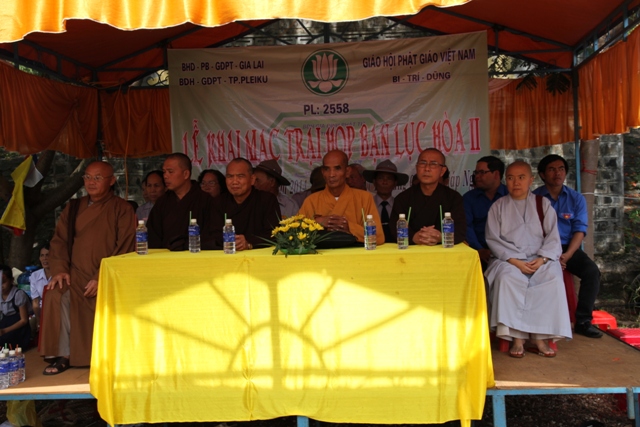 Gia Lai: Gia đình Phật tử - TP.Pleiku tổ chức khai mạc Trại họp bạn Lục Hòa 2