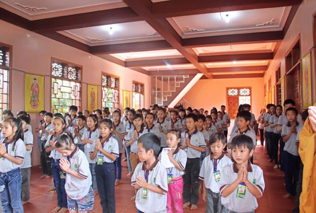 Gia Lai: Khóa tu tuổi trẻ hướng thiện tại chùa Quan Âm - An Khê