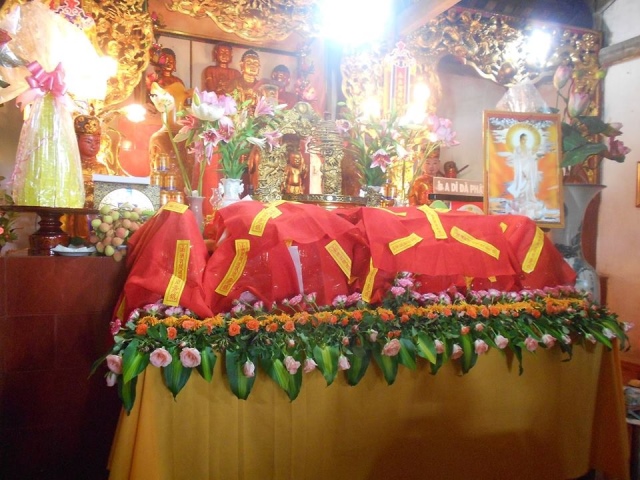 Hải Dương: Lễ An Vị Bảy Đức Phật Dược Sư tại chùa Vũ Xá