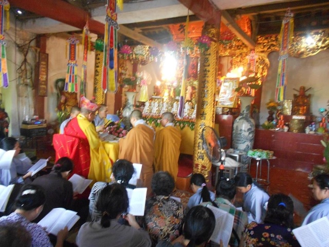 Hải Dương: Lễ An Vị Bảy Đức Phật Dược Sư tại chùa Vũ Xá