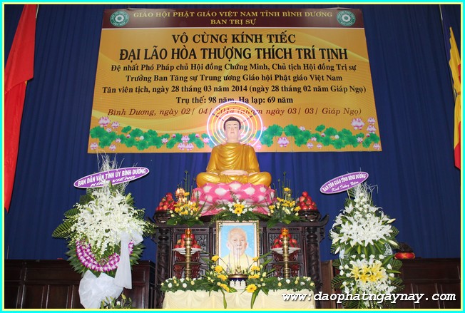 Bình Dương: Lễ truy điệu Đại lão Hòa thượng Thích Trí Tịnh
