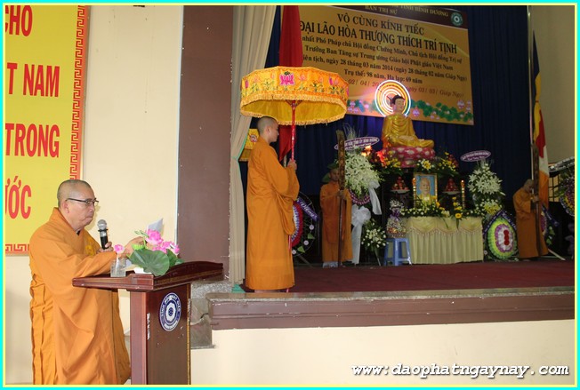 Bình Dương: Lễ truy điệu Đại lão Hòa thượng Thích Trí Tịnh