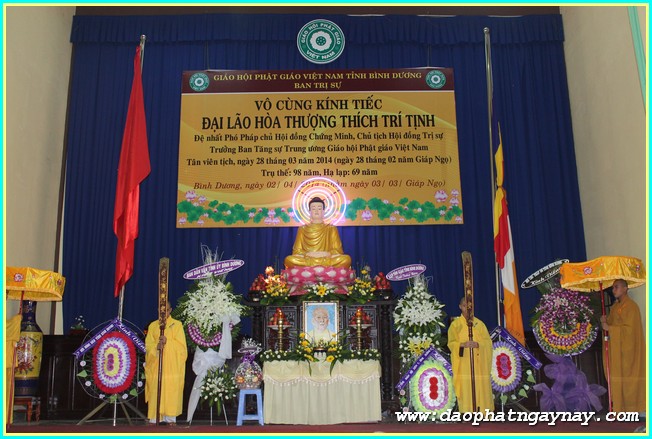 Bình Dương: Lễ truy điệu Đại lão Hòa thượng Thích Trí Tịnh