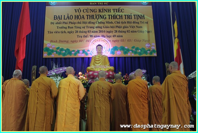 Bình Dương: Lễ truy điệu Đại lão Hòa thượng Thích Trí Tịnh