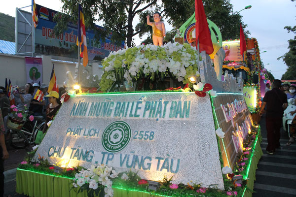 Vũng Tàu: Hoành tráng với các hoạt động mừng Đại lễ Phật Đản 2014