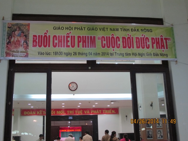 Đăk Nông: Chiếu phim “Cuộc đời đức Phật” kính mừng Phật đản