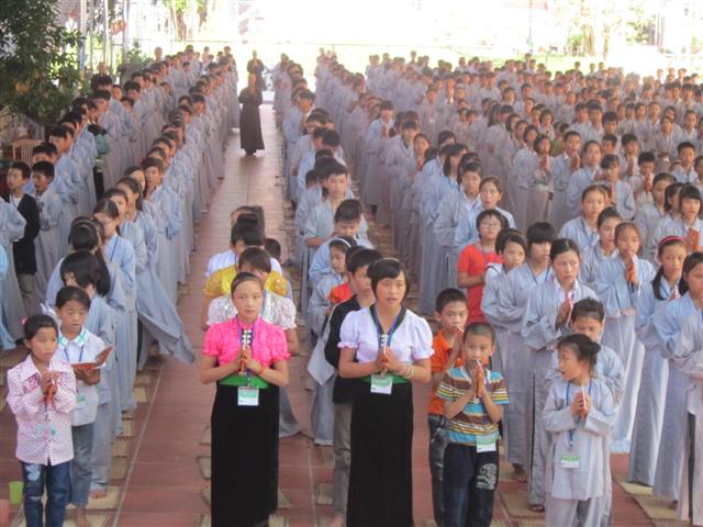 Chùm Ảnh Tổng Hợp Khóa Tu Nụ Thương Sen Hồng Chùa Từ Xuyên