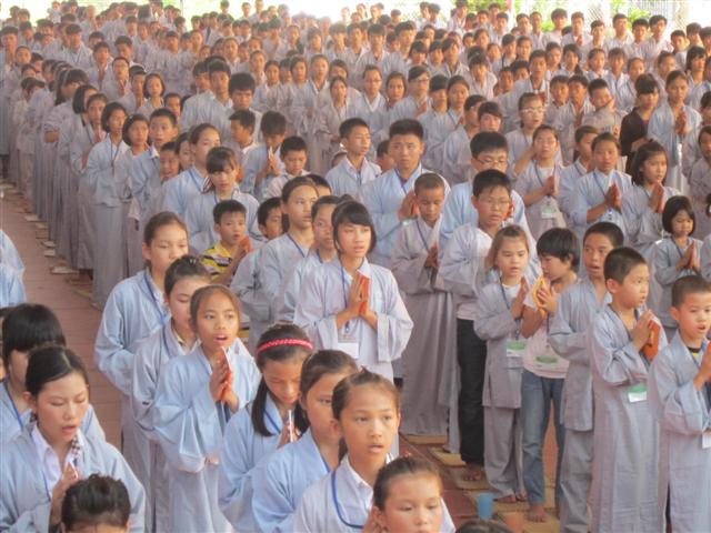 Chùm Ảnh Tổng Hợp Khóa Tu Nụ Thương Sen Hồng Chùa Từ Xuyên