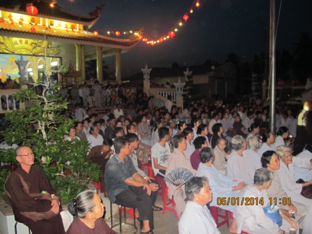 Tiền Giang: Hơn 3000 người xem phim Cuộc Đời Đức Phật tại chùa Phước Ân