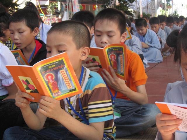 Chùm Ảnh Tổng Hợp Khóa Tu Nụ Thương Sen Hồng Chùa Từ Xuyên