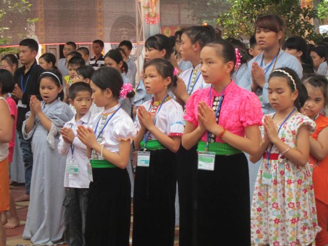 Chùm Ảnh Tổng Hợp Khóa Tu Nụ Thương Sen Hồng Chùa Từ Xuyên