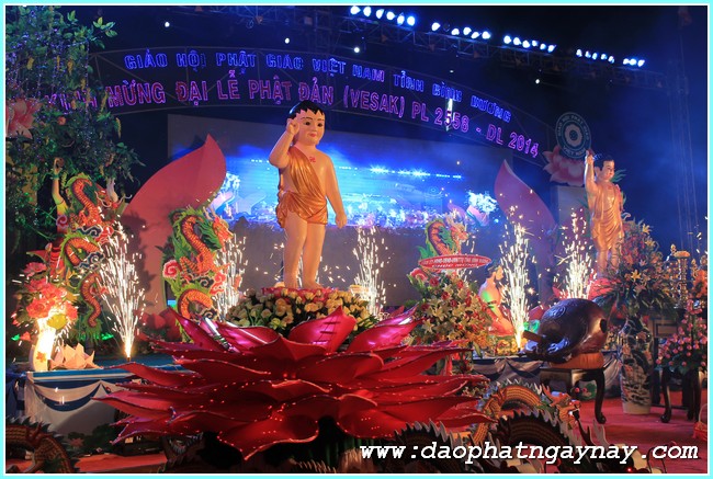 Chùm ảnh: Bình Dương chính thức khai mạc đại lễ Phật đản 2558