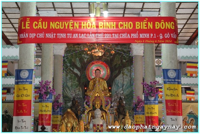 TP. HCM: Chùa Phổ Minh cầu nguyện Hòa Bình cho Biển Đông