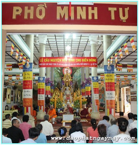 TP. HCM: Chùa Phổ Minh cầu nguyện Hòa Bình cho Biển Đông