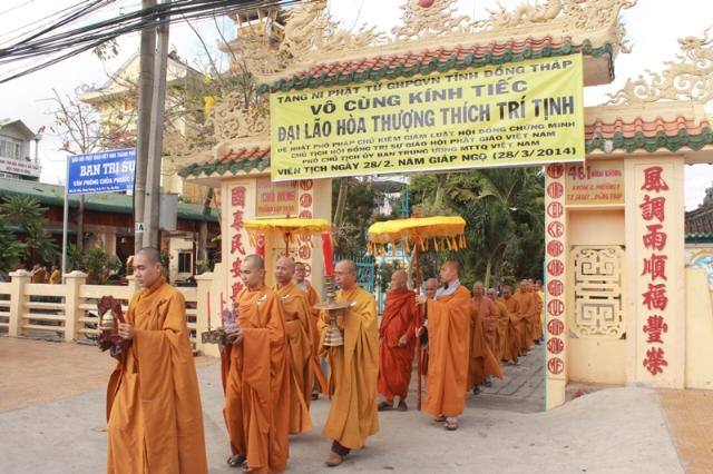 Đồng Tháp: Phật Giáo Đồng Tháp Truy Điệu Đại Lão HT. Thích Trí Tịnh